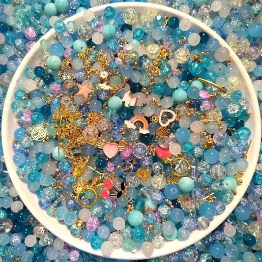 【 New Beads Mix 】Sea and Stars- Glass Beads Mix