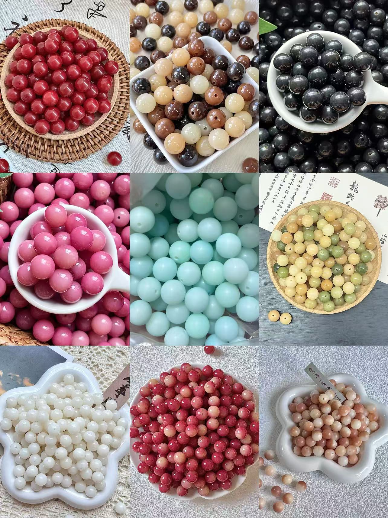 【🔥Open in Live】DIY Natural Bodhi Beads Lucky Bags High Quality